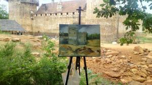 Guidelon France painted by Sue Farrington